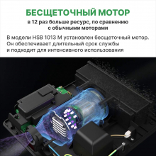 Сушилка для рук с бесщеточным двигателем - TOSSEN HSB 1013 M 