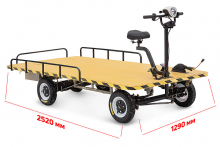 Платформенная тележка электрическая RuTrike СКЛАД 2500 NEW Без АКБ 