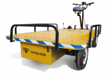 Платформенная тележка электрическая RuTrike СКЛАД 2000 NEW Без АКБ 