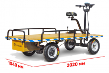 Платформенная тележка электрическая RuTrike СКЛАД 2000 NEW Без АКБ 