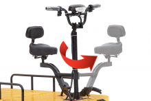 Платформенная тележка электрическая RuTrike СКЛАД 2500 Без АКБ 