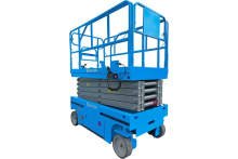 Самоходный ножничный подъемник с выдвижной платформой SKYER PL1225 li-ion