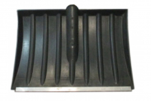 Лопата пластиковая - 450*320 №4 с алюминиевой накладкой, без черенка