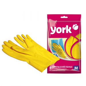 Перчатки резиновые York люкс