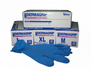 Перчатки смотровые WRP Dermagrip High ( особо прочные 25 пар в упаковке )